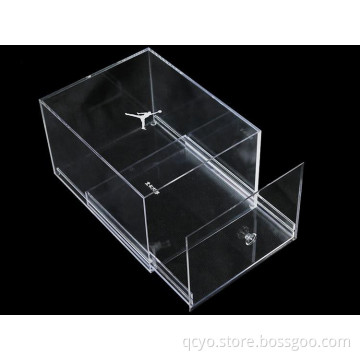 Clear Acrylic Shoe Box for Brand Name